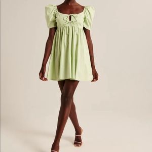 Abercrombie Keyhole Babydoll Mini Dress